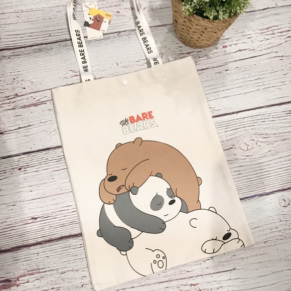 Handbags - We Bare Bears canvas tote